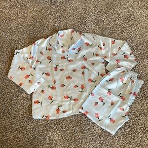 NWOT light blue silk pajamas